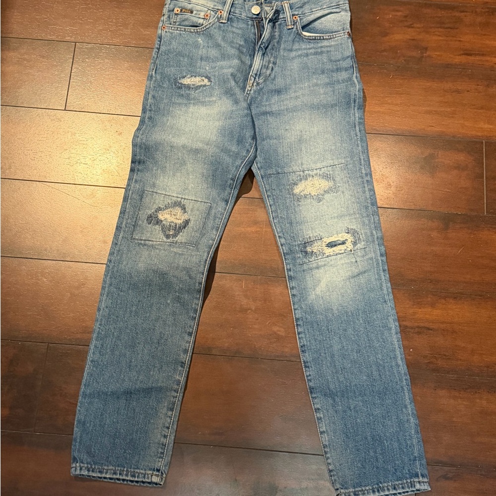 Polo by Ralph Lauren Women's Blue Straight Jeans